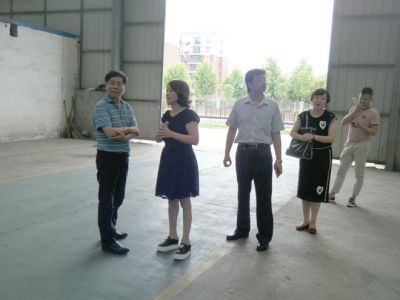 Huangshi small and medium enterprises service center Wang Zhuren to visit our company to guide the work